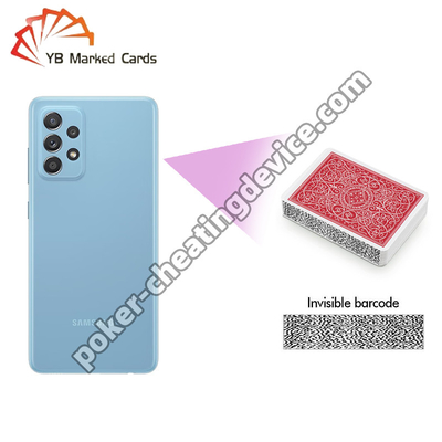 AKK A2 Samsung A52 analyseur de jeu de cartes marquées pour cartes marquées côte à côte avec code-barres