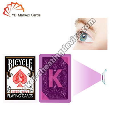 Bicycle Marqué Cartes Large Classic Noir Pour Le Poker Lentilles de contact infrarouges