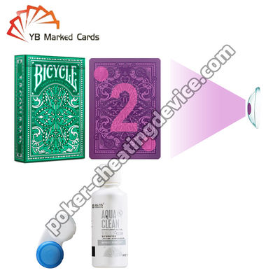 Lentilles de contact infrarouges pour les cartes marquées Votre secret pour gagner des jeux de poker