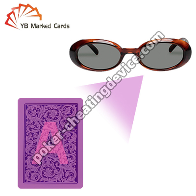 Les lunettes de soleil infrarouges du casino Les lunettes d'encre invisible Pour tricher au poker