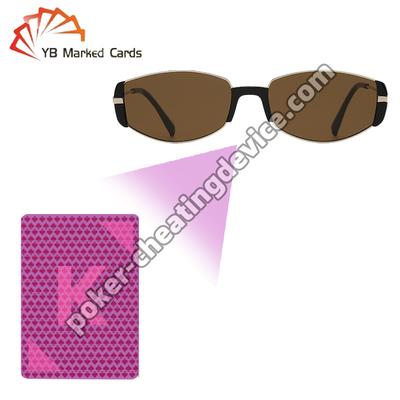 Les cartes de poker marquées, les lunettes d'encre invisible, les lunettes pour tricher au poker.