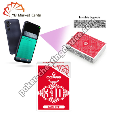 Copag 310 Premium Cartes à barres marquées en un seul jeu Rouge