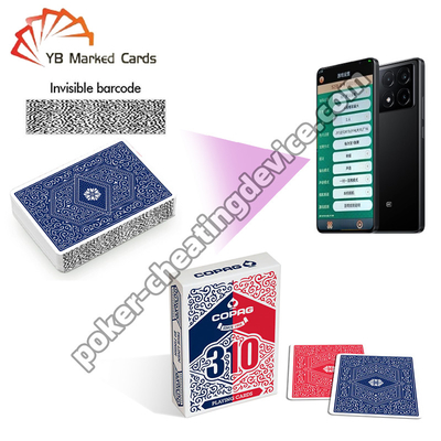 Copag 310 Discreet Barcode Jouer aux cartes à jeu unique Deck Pour l'analyseur de poker