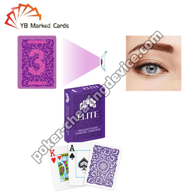 Copag Elite professionnel cartes invisibles marquées Pourpre Deck unique