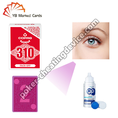 Copag 310 Jeu privé Decks infrarouges Rouge Pour les lentilles de contact infrarouges