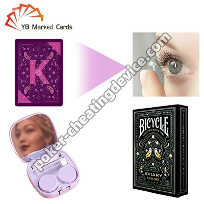 Les lentilles de contact UV pour les cartes d'encre invisibles tricher au poker comme un pro