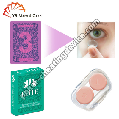 Les lentilles de contact UV / IR indétectables lisent instantanément les cartes marquées