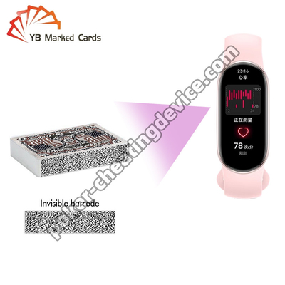 Bracelet de mode avec caméra scanner de poker cachée pour analyseur de poker