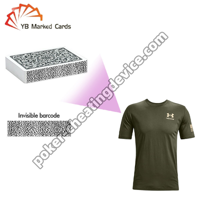 Scanner de cartes de poker pour t-shirt professionnel pour analyseur de cartes de poker