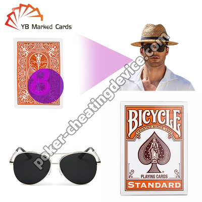 Bicycle Cartes de poker lumineuses marquées avec encre infrarouge invisible