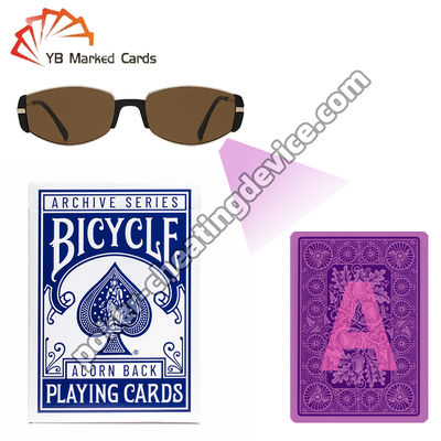 Bicycle Acorn Retour 1891 Encrée Invisible Poker Marquage de cartes
