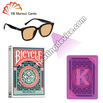 Cartes à jouer Bicycle Muralis marquées infrarouges pour tricher au poker