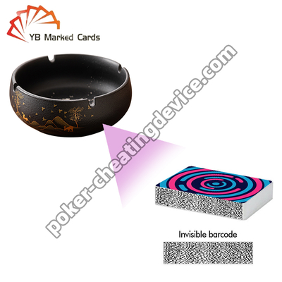 Scanner caché pour analyseur de poker avec détection de code-barres