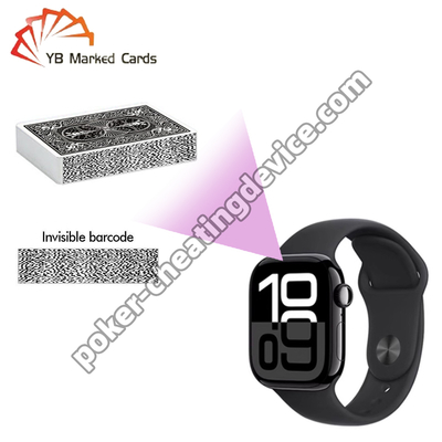 Scanner de cartes de triche de poker Apple Watch pour les cartes marquées par un code-barres