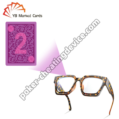 Lunettes à cartes marquées infrarouges pour la détection de la triche au poker