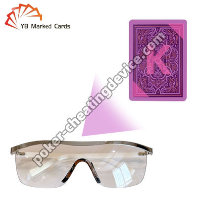 Carte marquée lunettes pour détecter les cartes marquées infrarouges