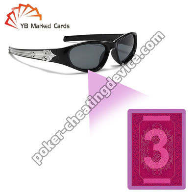 Les lunettes de soleil à rayons X. Voir les marques cachées avec des lunettes de poker avancées.