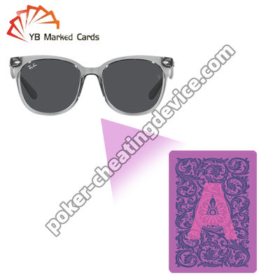 Des lunettes de soleil pour les cartes marquées lumineuses