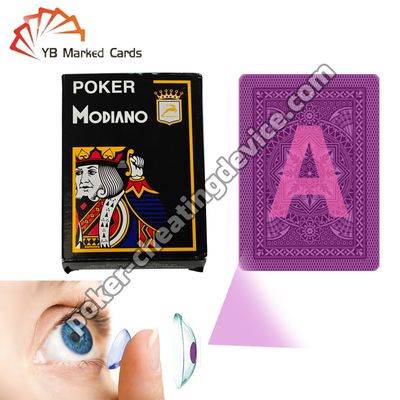 Modiano Poker Cheat Marked Deck – Invisible Infrared Marked Cards for Poker