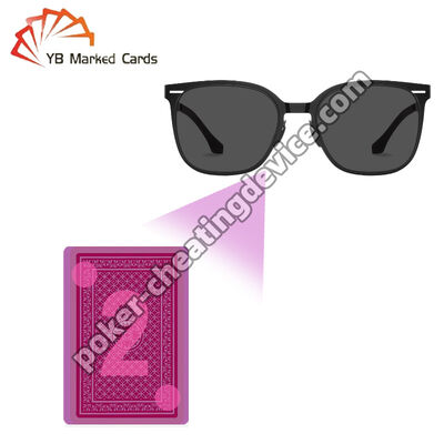 Cartes marquées lunettes de soleil pour les cartes à jouer à l'encre invisible