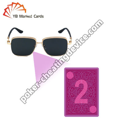 Cartes marquées infrarouges lunettes de soleil pour marquer les cartes à jouer