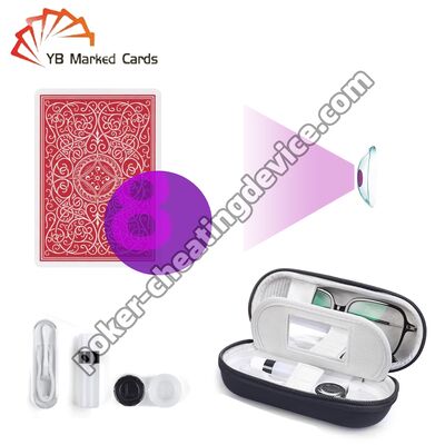 Lentilles de contact pour cartes marquées professionnelles à encre invisible