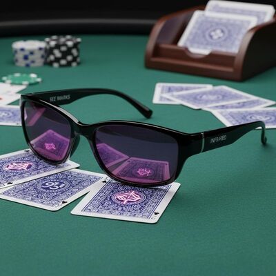 Lunettes de triche au poker pour voir les marques invisibles sur les cartes infrarouges